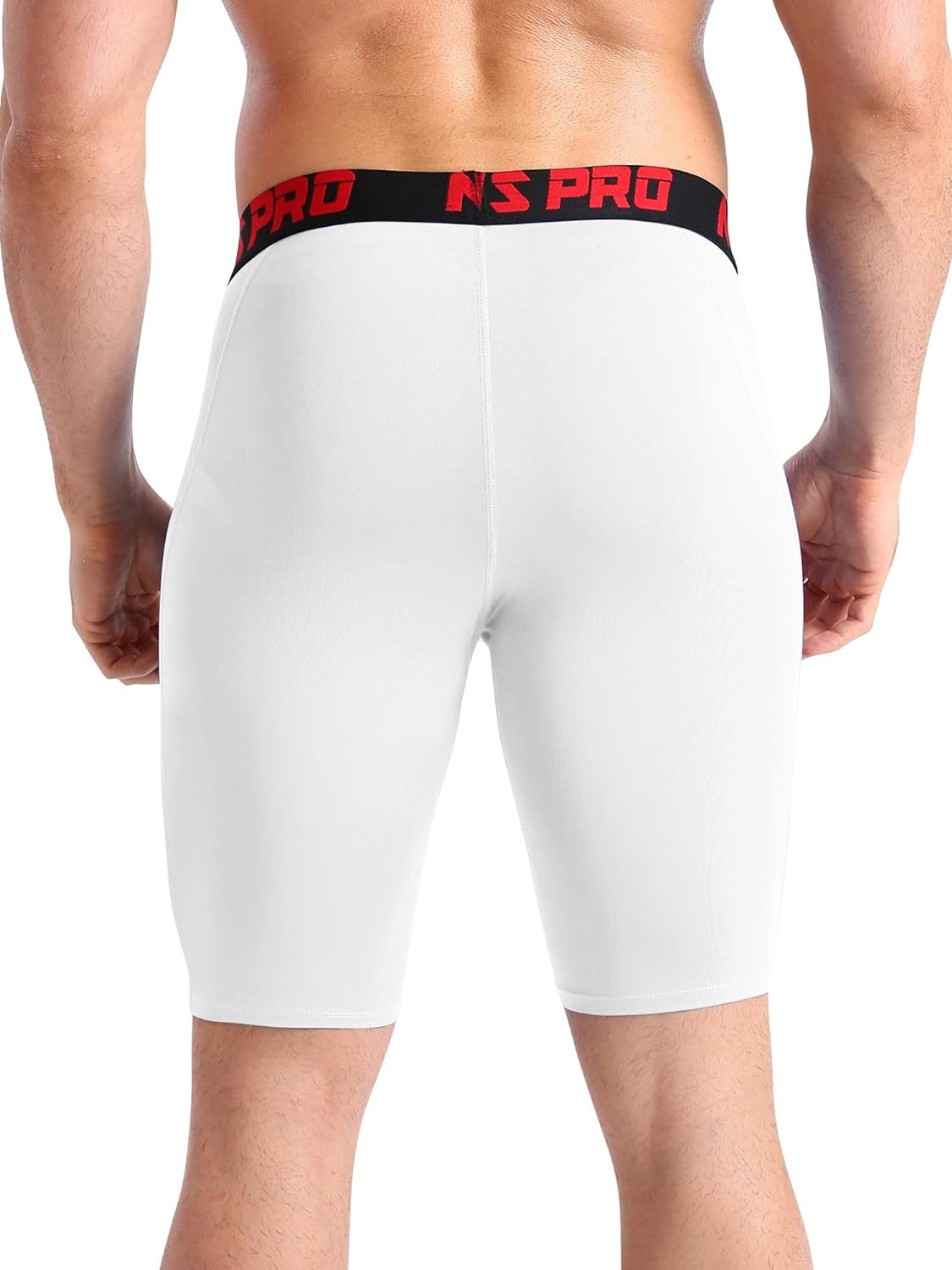 Men'S 3 Pack Running Compression Shorts with Pockets